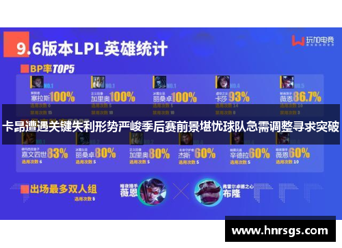 卡昂遭遇关键失利形势严峻季后赛前景堪忧球队急需调整寻求突破